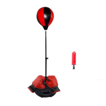 

Portable Boxing Set Punching Ball Hand Pump Boxing Gloves Adjustable Base Interesting Passion Happy For Everyone