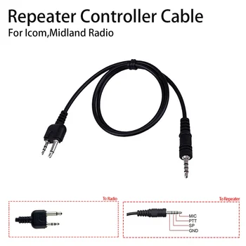 

2pcs Repeater Controller Cable for ICOM (S plug 2 pin)