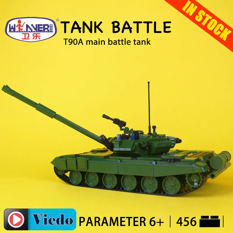 

Model Building Toys hobbies T90A main battle tank Compatible With lego Blocks Creative Military Educational DIY Bricks