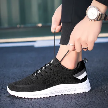 

2019 Explosion men's fashion wild tide shoes youth flat casual lace up tie with solid color daily round head men's shoes