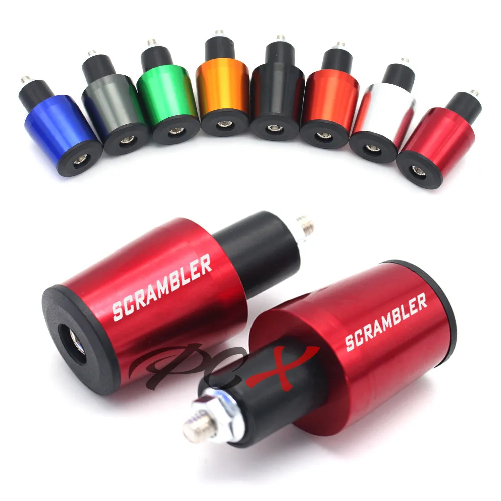 

Motorcycle Accessories CNC Aluminum 7/8'' 22MM Handlebar Grips Handle Bar Cap End Plugs For TRIUMPH SCRAMBLER 2006-2015