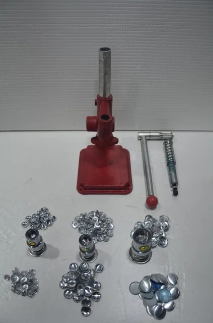 

Fabric Covered Button Press Machine Handmade Fabric Self Cover Button Maker Machines Mold Tools 3 Molds 1500 pcs buttons