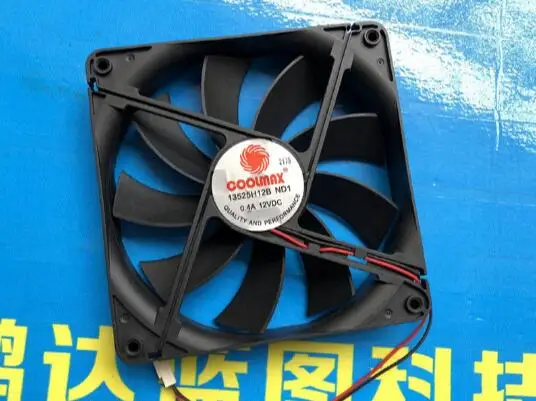 

13525H12B 12V 13525 13.5CM 135 * 135 * 25MM 2-wire computer chassis power supply large air cooling fan