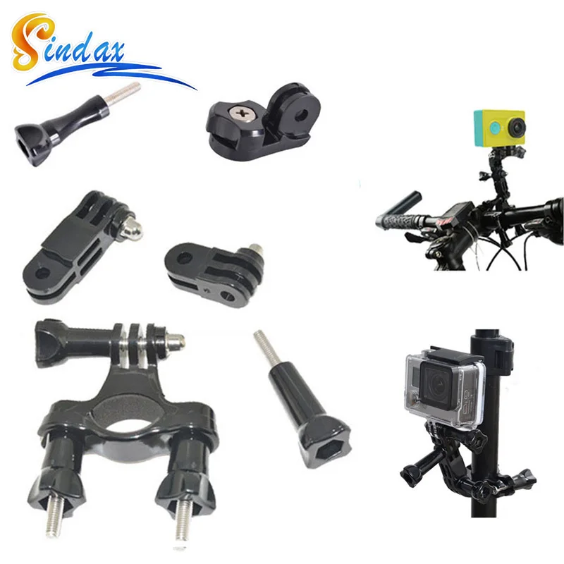 

Handlebar Bike Mount for GoPro Action Cameras SeatPost/Clamp Bicycles Metal Screws 3-Way Adjustable Pivot Arm Fits for all GoPro
