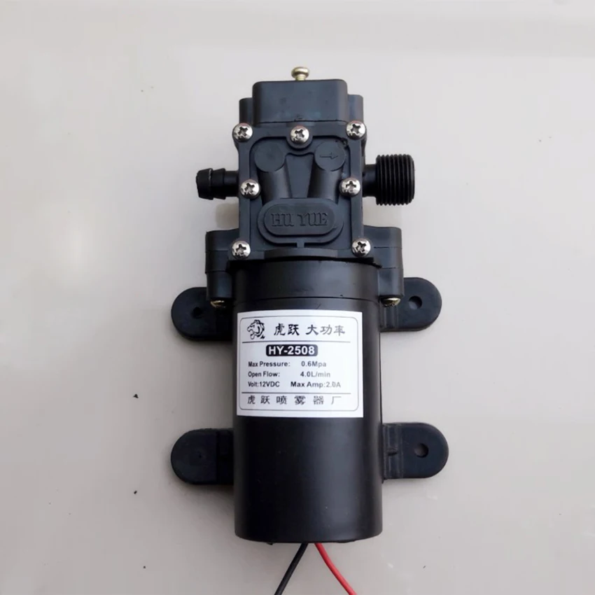 1 шт. Высокое качество DC12V 2A 130PSI мембранный Водяной насос небольшой безопасный