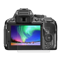 PULUZ для Nikon D5300 Камера Экран протектор 2.5D изогнутый край закаленное стекло 9h фильм Экран гвардии для Nikon D5300 D5500 фильм