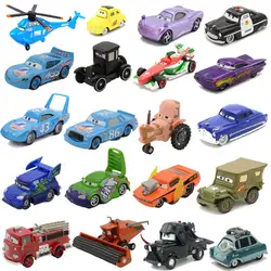 Все disney Pixar Cars 2 мультфильм Цифры Молния Маккуин короли Dinoco коллекция 1:55 металл литья под давлением игрушечные лошадки транспортных средств