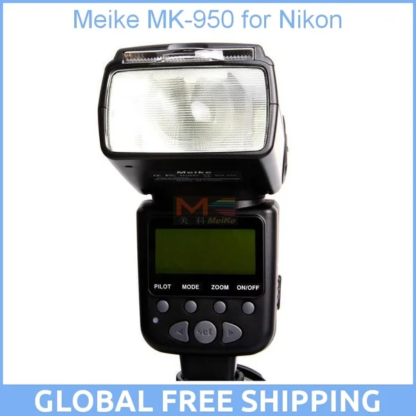 

Meike MK-950 MK950 Mark II TTL flash speedlite for Nikon Camera D7100 D7000 D5200 D3100 D600 D90 D80 D60 as Yongnuo YN-565Ex