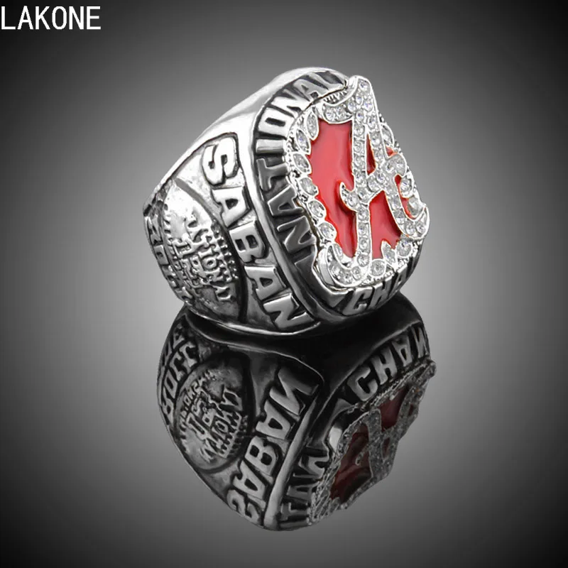 LAKONE Champions ring, 2009 Alabama Crimson Tide National Championship