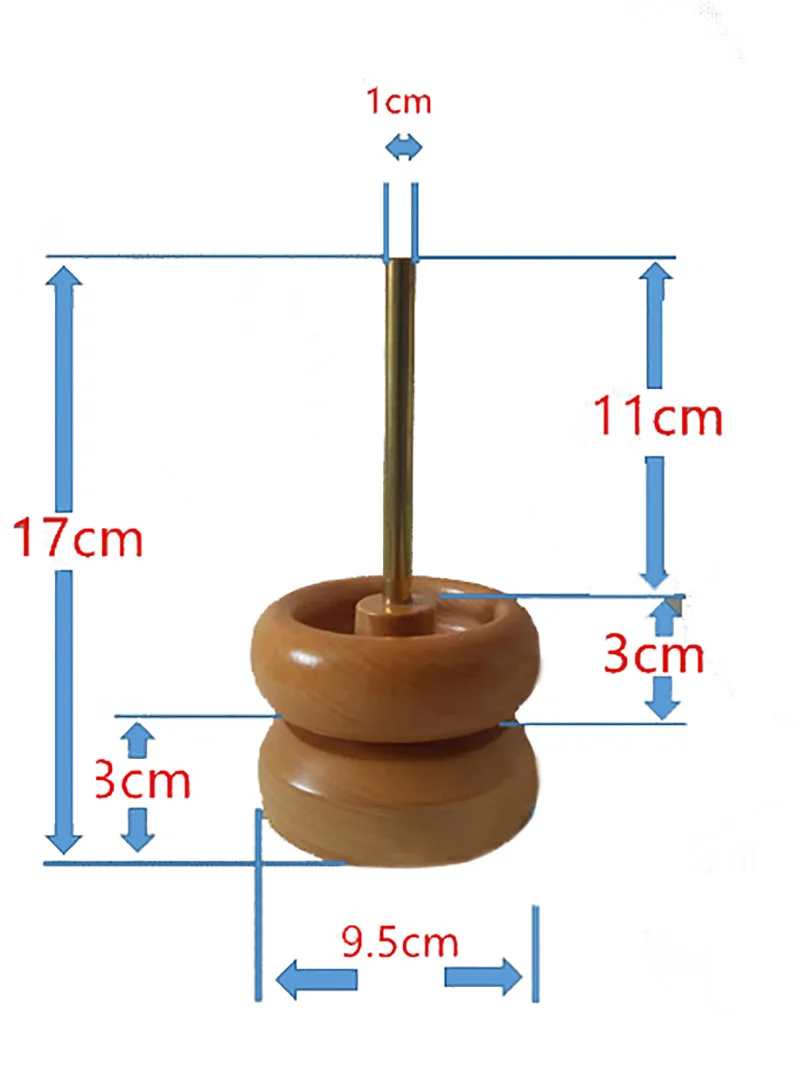 Wood Bead Spinner For Seed Bead String Tool Jewelry Making Natural Bead Device