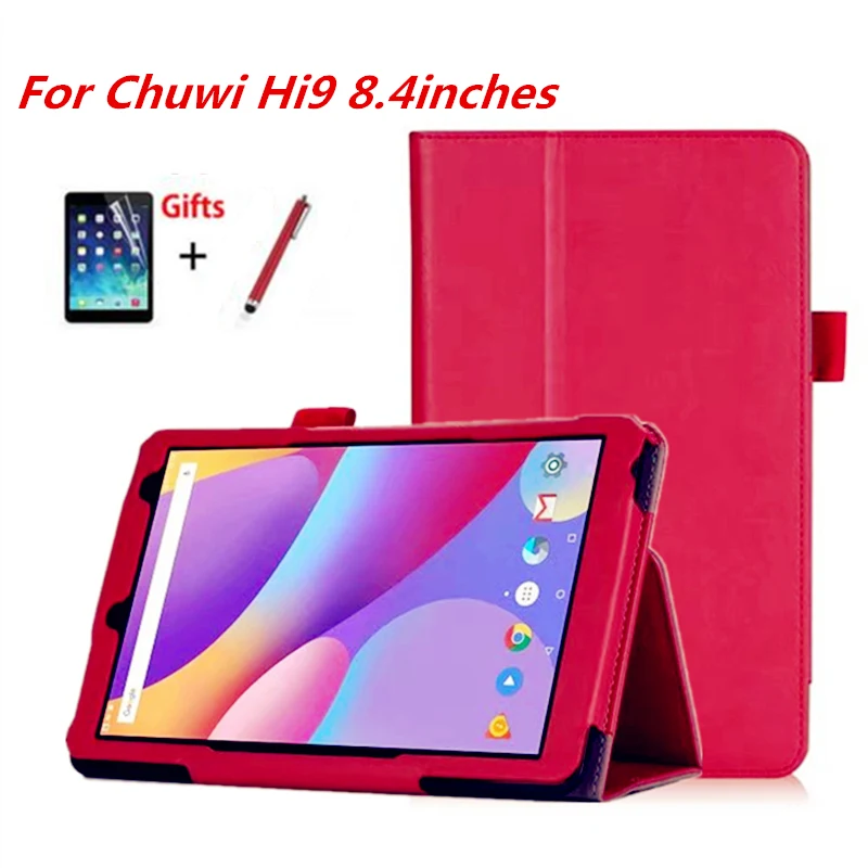 

Official Original Hi9 Hi 9 8.4 PU leather Cover For CHUWI Hi9 Hi 9 8.4inch Android 7.0 MTK 8173 with hand wrist and card slot