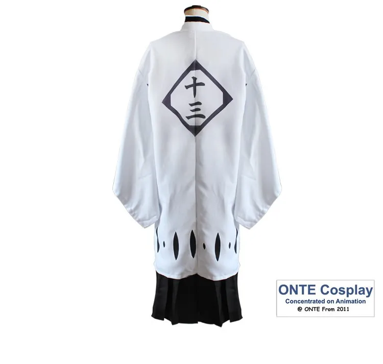 Cosplay&Ware [7]Anime Bleach Cosplay Costumes Capes 1st To 11th 12th 13th Division Captains Cloaks With Sleeve Coat Halloween -Cosplay&Ware anime Shop