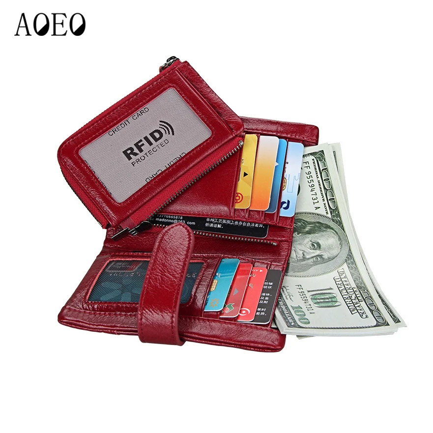 

AOEO mens wallet cow Genuine leather Separable coin purse clutch male minimalist money bag small purse men gift wallets boys