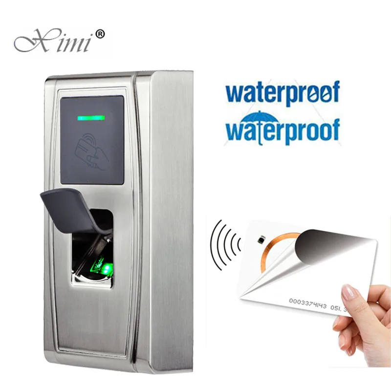 

IP65 Waterproof Fingerprint Time Attandance ZK MA300 Biomtric TCP/IP USB Fingerprint Access Control With 125KHZ RFID Card Reader