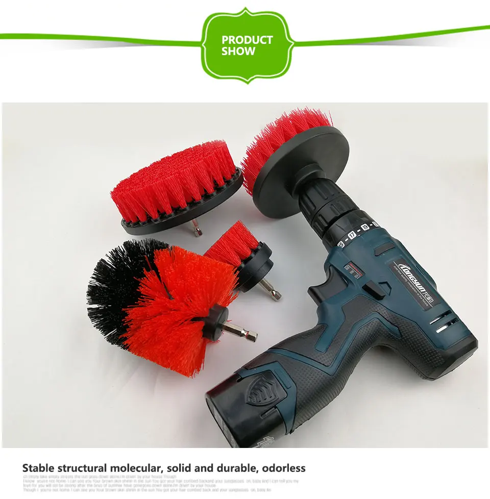 Power Scrubber Brush Drill Brush Clean For Bathroom Electric Spin Scrubber Drill Brushes Head Drill Scrubber Brush For Cleaning  (7)