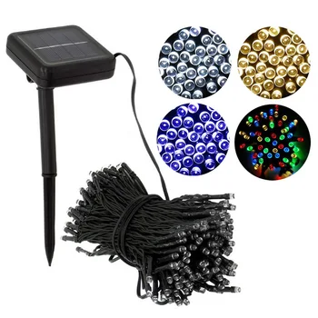 

52M 500Led Fairy Garland Light IP67 Waterproof LED Solar String Lights For Outdoor Wedding Christmas Home New Year Decoration