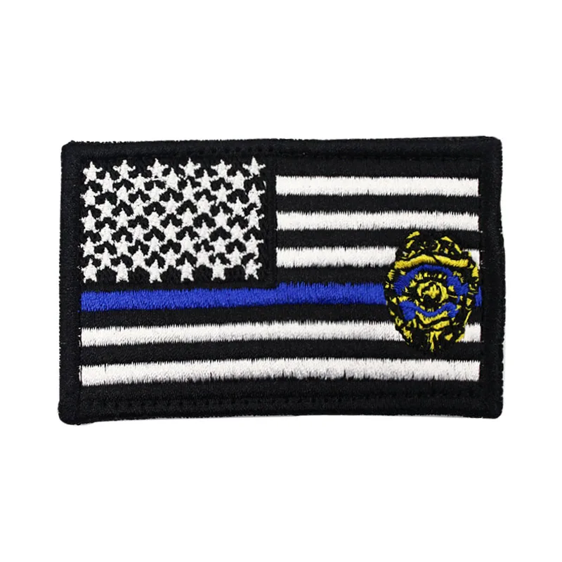 Каратель полиция синяя Жизнь Материя тонкая Голубая линия флаг USMC Сейнт Майкл Ст тактический боевой метки патч Эмблема нашивки