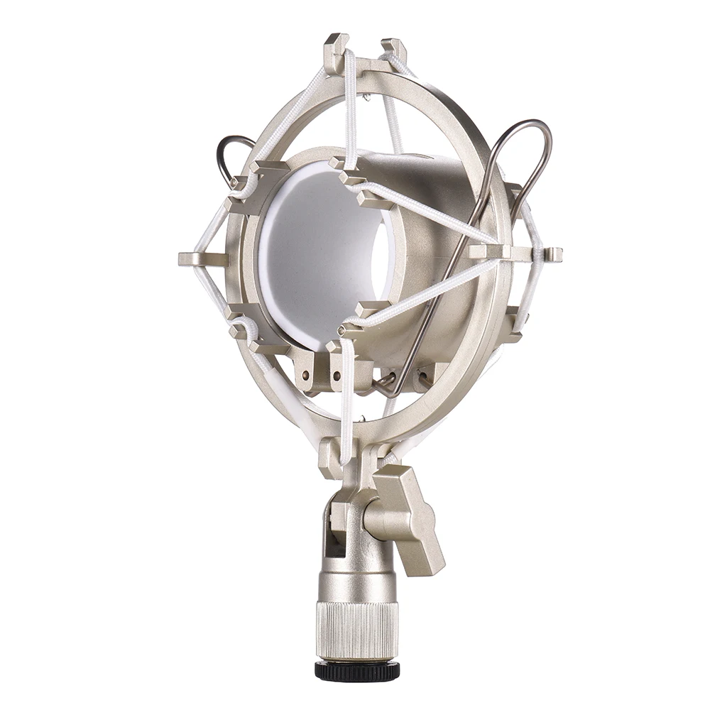 

Condenser Microphone Mic Shock Mount Holder Bracket Plastic Anti-vibration for On-line Broadcasting Studio Music Recording