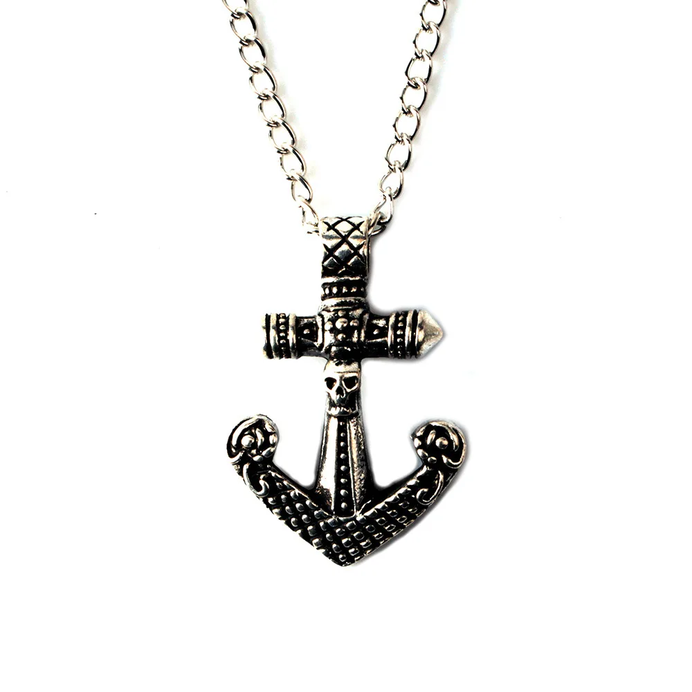 Game Viking Link Chain Necklace for Men Jewelry Wolf Bear Anchor Necklace Steel Male Neckless Women Dropshipping 2018 Game Viking Link Chain Necklace for Men Jewelry Wolf Bear Anchor Necklace Steel Male Neckless Women Dropshipping 2018