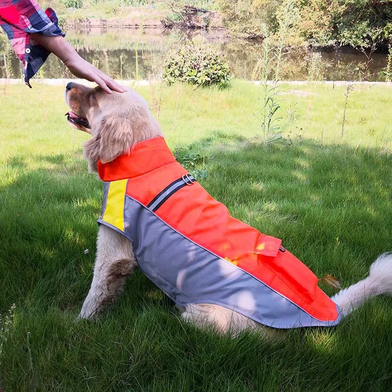 Waterproof Pet jacket Winter dog clothes Outdoor training ski clothing