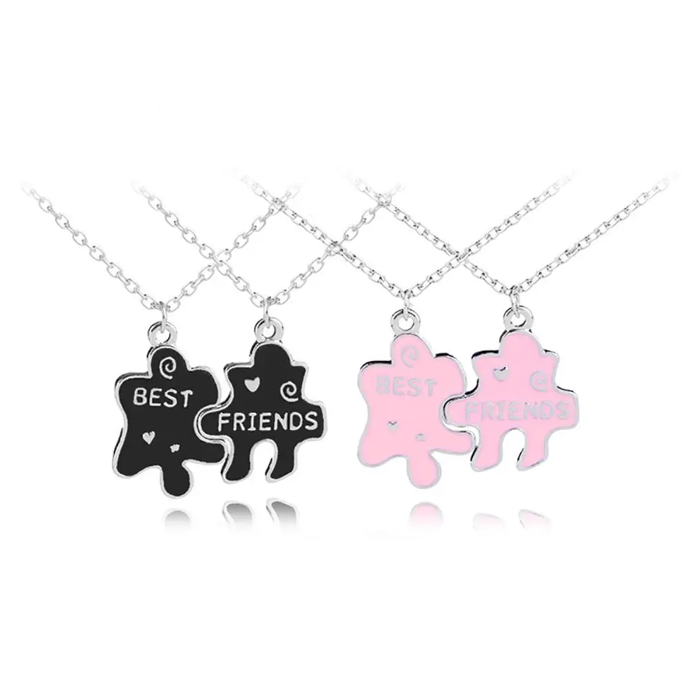 

New Fashion Women Unisex Jewelry Best Friends Letter Choker Chain Party Necklace Gift Hot