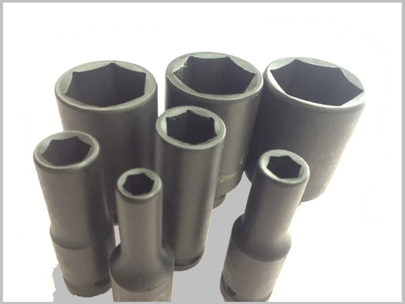 

2pcs, 30--38MM Length:80MM 1/2" 12.5mm air impart hexagon socket ratchet wrench head pneumatic hex sleeve torque spanner auto