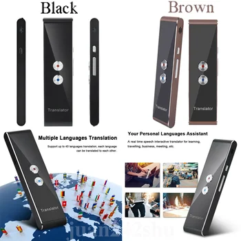 

Portable T8 Smart 40 Language Translator Real-time Speech Voice Translation For Business Travel