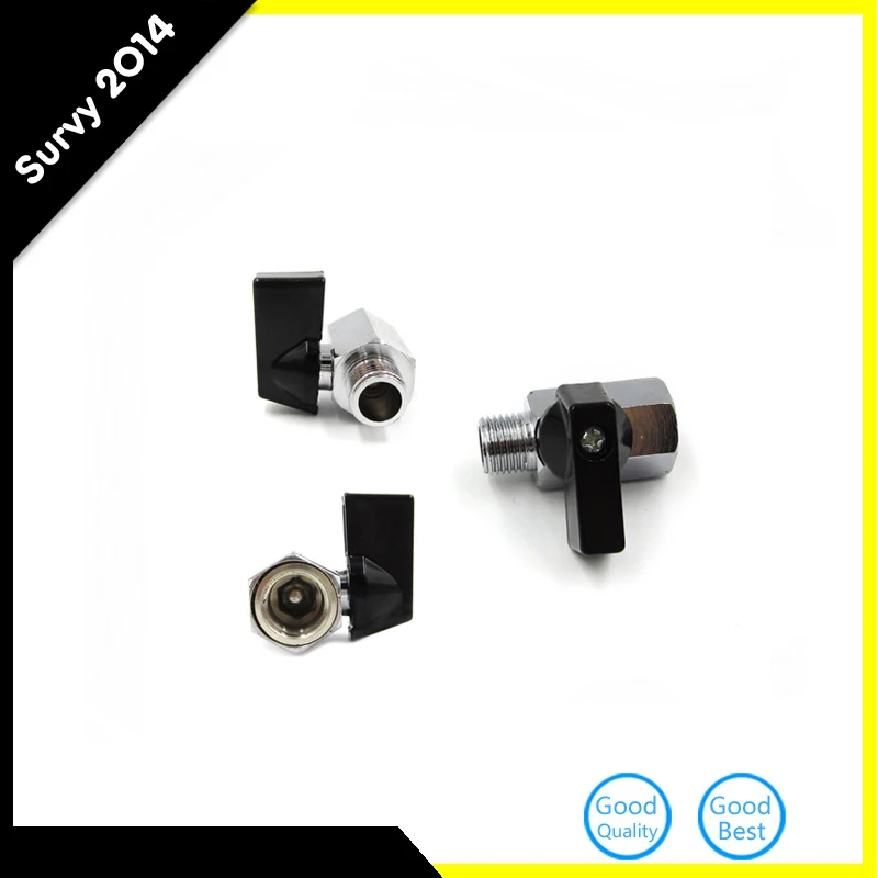 

1/4" Bsp Ball Valve Screw Tap Male to Female Air Compressor Hose Brass