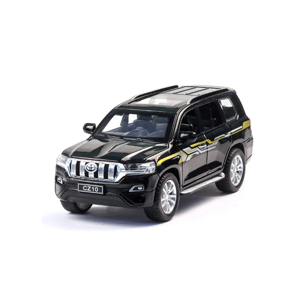 1:24 Prado музыкальная с подсветкой машина Diecasts игрушечный транспорт горячая модель