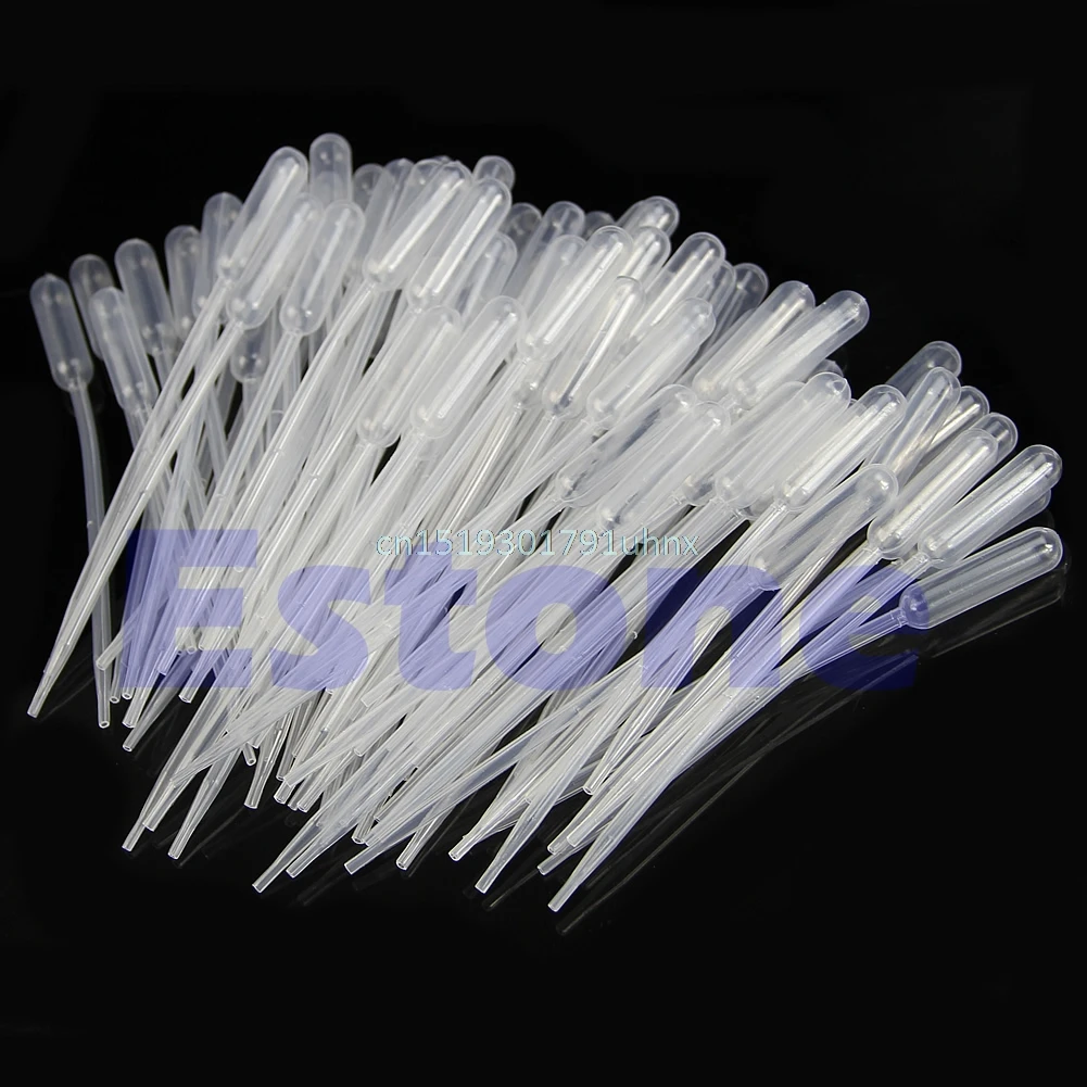 

0.5 ml Polyethylene Graduated Pipettes New Dropper For Experiment Medical 100PCS