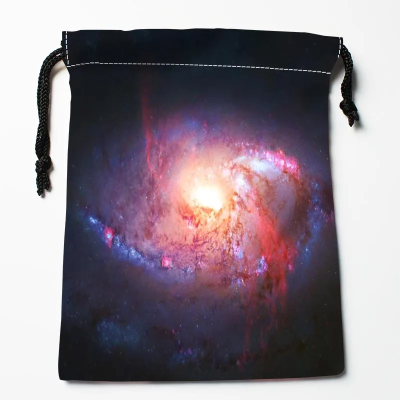 

New Arrival Milky Way Space Art Drawstring Bags Custom Storage Printed Receive Bag Type Bags Storage Bags Size 18X22cm