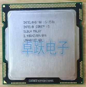 

intel i5-750s(2.4GHz/4 cores /LGA 1156)i5-750s CPU Free shipping