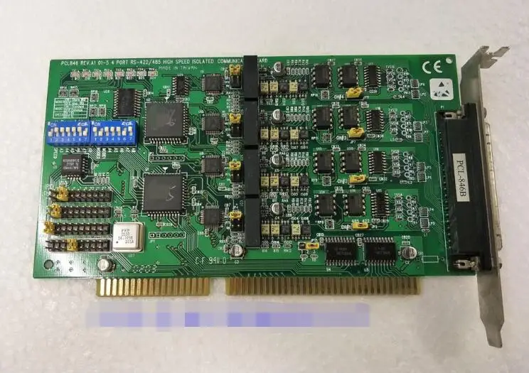 

Very Nice ISA COM Card PCL-846B 846 REV.A1 RS485 4*Port 4*RS-422/485 Serial port Card For ISA Slot industrial Motherboard