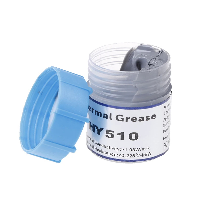 15g HY510 CPU Thermal Grease Compound Paste Heat Conductive Silicone Paste For CPU GPU Chipset Cooling