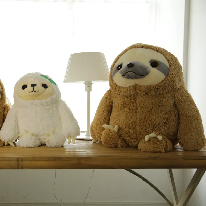 Cute Simulation Sloth Stuffed Doll Lovely Lifelike Sloth Plush Toys Baby Kids Friend Peluche Dolls  Gift Brinquedos  (3)