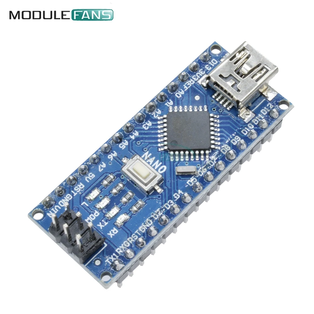 10 шт. Nano V3.0 3 0 мини USB драйвер 5 в 16 м Микроконтроллер плата CH340 g для Arduino с usb кабелем