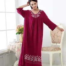 Реальные фотографии для женщин длинные Свободные Повседневное Bourette пижамы мягкие Ночное платье пижамы ночные халаты RB313