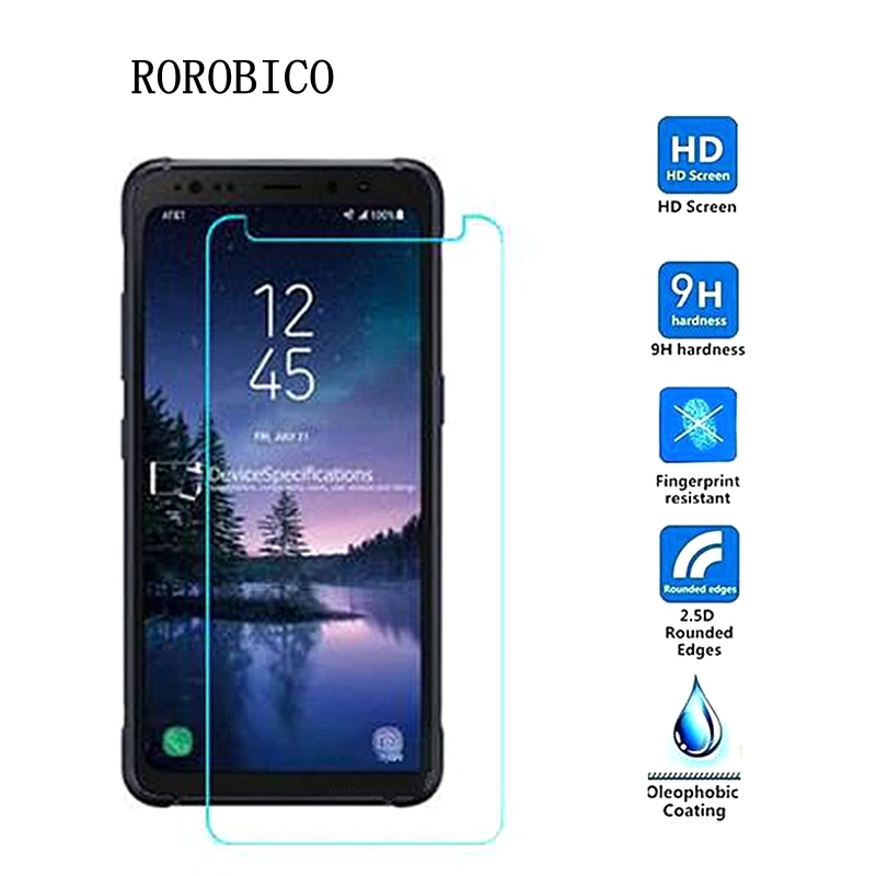 ROROBICO Tempered Glass For Samsung Galaxy S8 Active G892 G892A 5.8 INCH Screen Protector Toughened protective Film | Мобильные