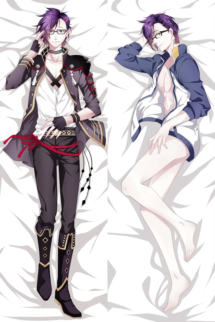 Аниме игры Touken Ranbu Online Akashi Kuniyuki & Kousetsusamonji otaku Dakimakura наволочка обнимающая