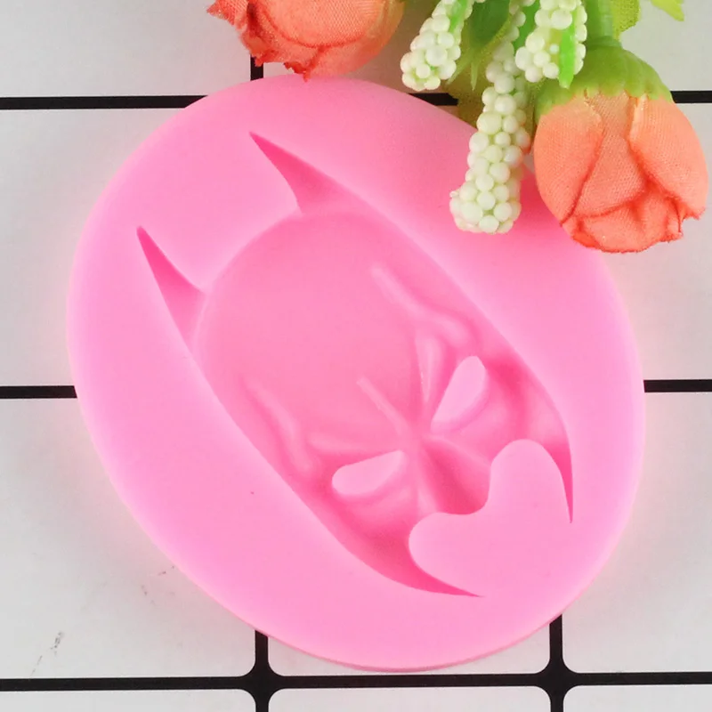 Бэтмен маска в форме лица 3D помадка Силиконовая Форма Sugarcraft Мыло DIY ремесло Смола
