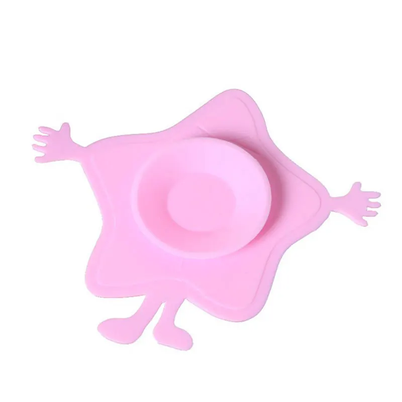 Baby Children Kids Bowl Sucker Suction Silicone Tableware Plate Dishes Double Sided Slip Resistant M09