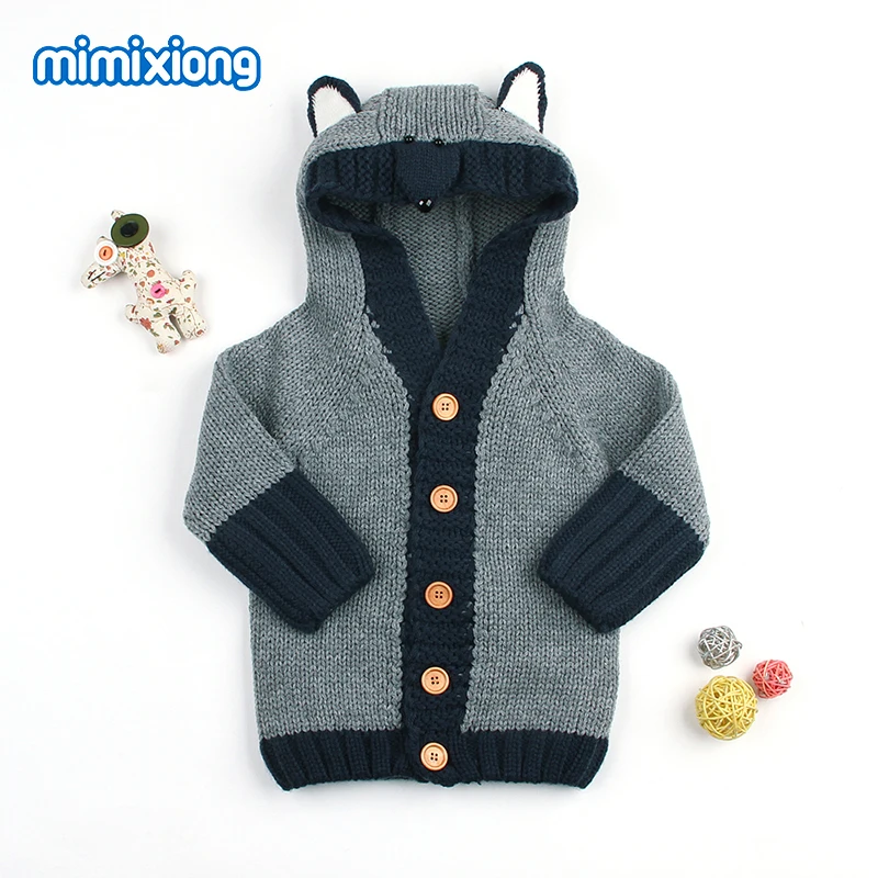 Toddler Baby Girl Cardigan Cotton Fox Candy Infant Knit Sweater