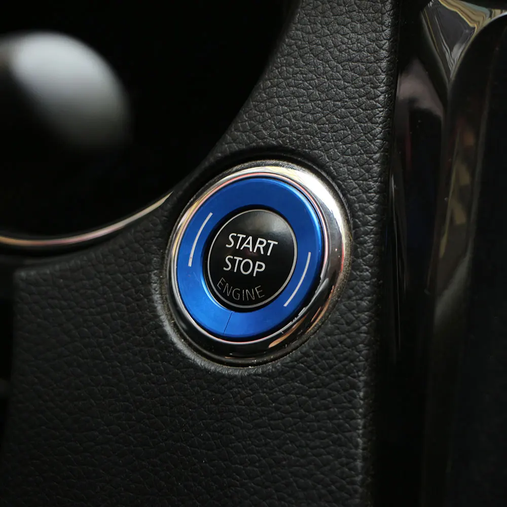 

Carmilla Car Ignition Key Engine Switch Smart Key Ring Key Hole Sticker For Nissan X-trail T32 X trail Rogue Xtrail 2014-2017