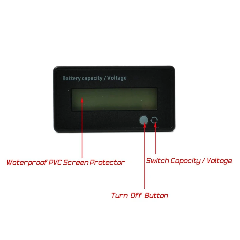 12 V 24 V 36 V 48 V Батарея метр, Батарея Ёмкость Напряжение индикатор, свинцово-кислотных и литий-ионный Батарея заряжайте монитор выгрузки, f