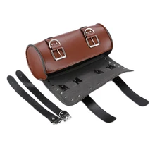 Hawksoar Motorcycle Scooter Front Forks Tool Bag Luggage SaddleBag Brown 2017 New Brwon High Quality