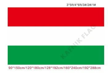 

KAFNIK,free shipping 90x150cm/128*192cm/160*240cm/192*288cm big flags Hungary Flag banners for Indoor Outdoor Decorative