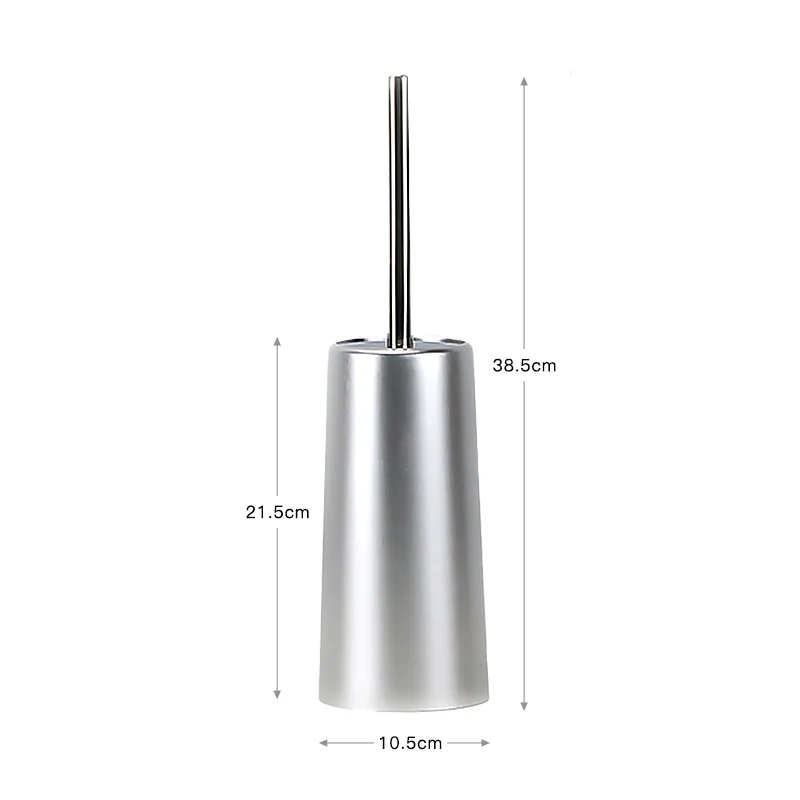 Preise Europäische Einfachen Modernen Stil Kunststoff Wc bürstenhalter Poliert Rose Gold Stehen Bad Zubehör Toliet Pinsel HY