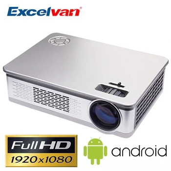 

Excelvan 1920*1080P Projector (Optional Android WIFI Bluetooth ) 3800 Lumens LED Home Theater Video Beamer Support 4K Video