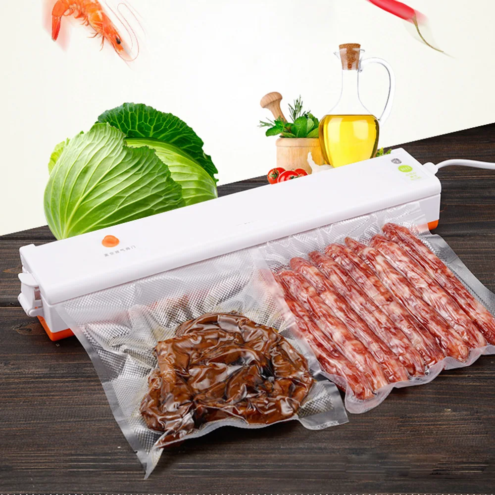 

Automatic Electric Vacuum Food Sealer Household Automatic Packing Plastic Sealing Machine Food Vacuum Sealer Film Vacuum Packer