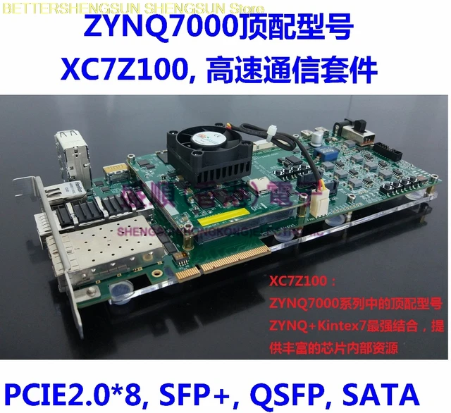 $US $752.00  ZYNQ7000... ZYNQ... Kintex-7 Placa de desarrollo XC7Z100 Sata Drive PCIe 10G Ethernet